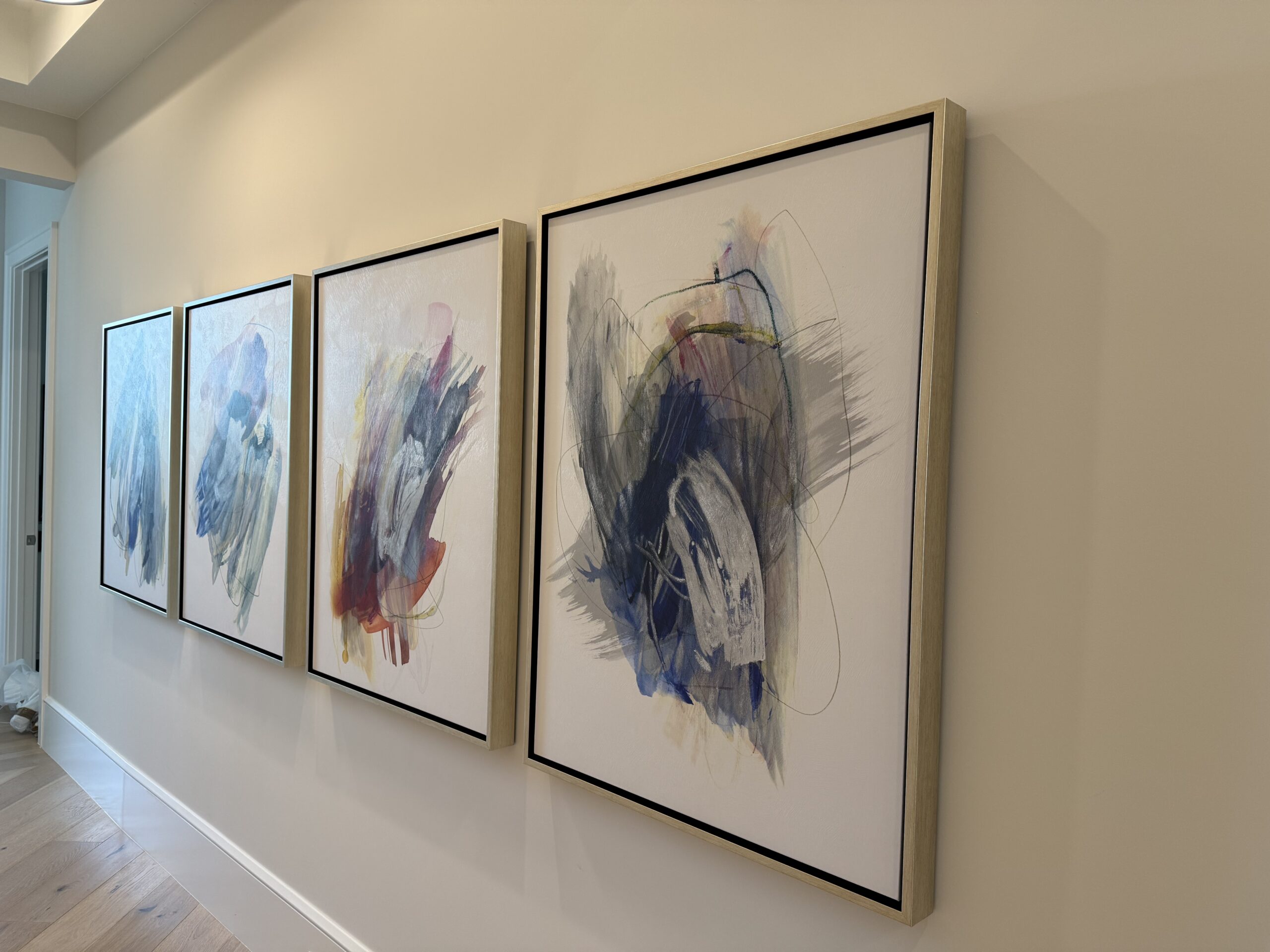 Upstairs gallery hallway