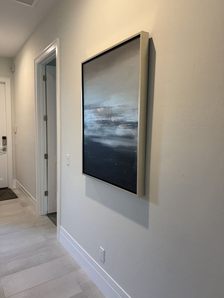 Original Art in the hallway