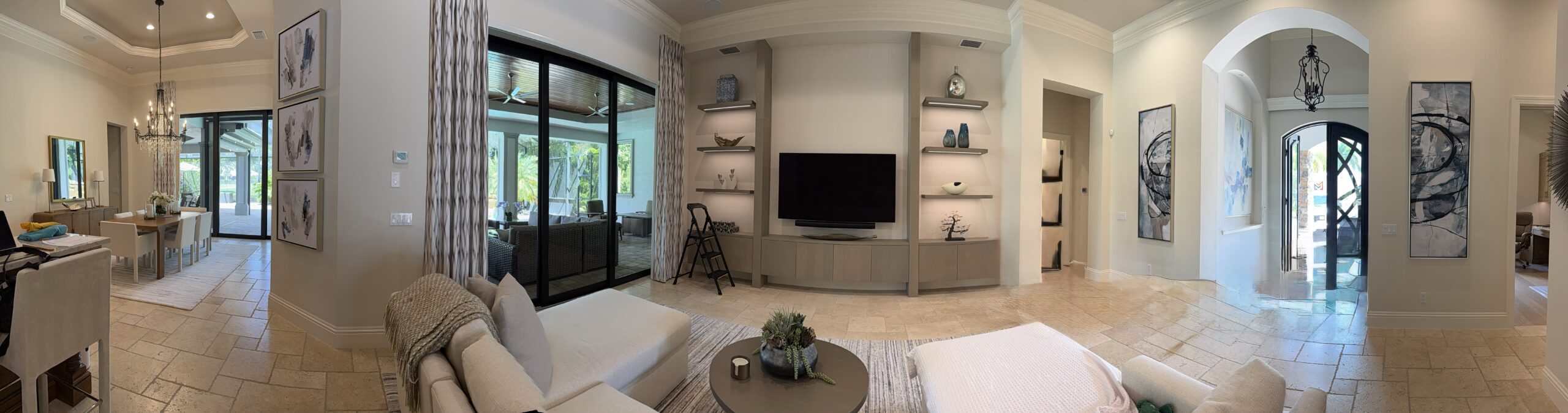 Entry and Living Room